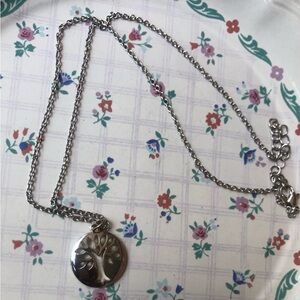 Silver Tree of Life Pendant Necklace